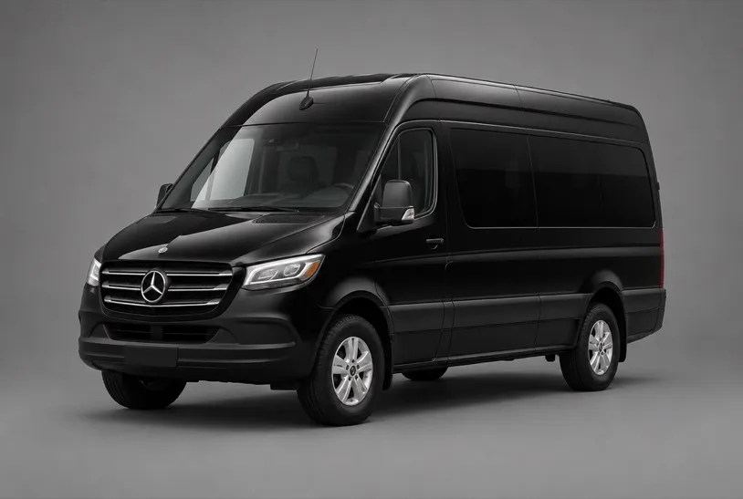 Mercedes-Benz Sprinter Executive, front three-quarter studio view